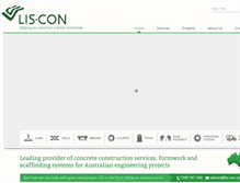 Tablet Screenshot of lis-con.com.au